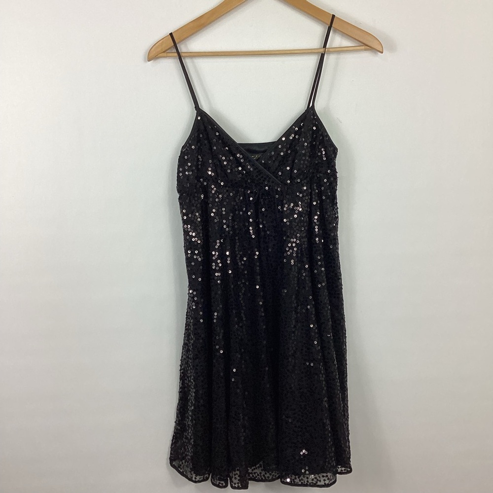 Betsey Johnson Evening Sequin Babydoll Dress Size 2 NWT